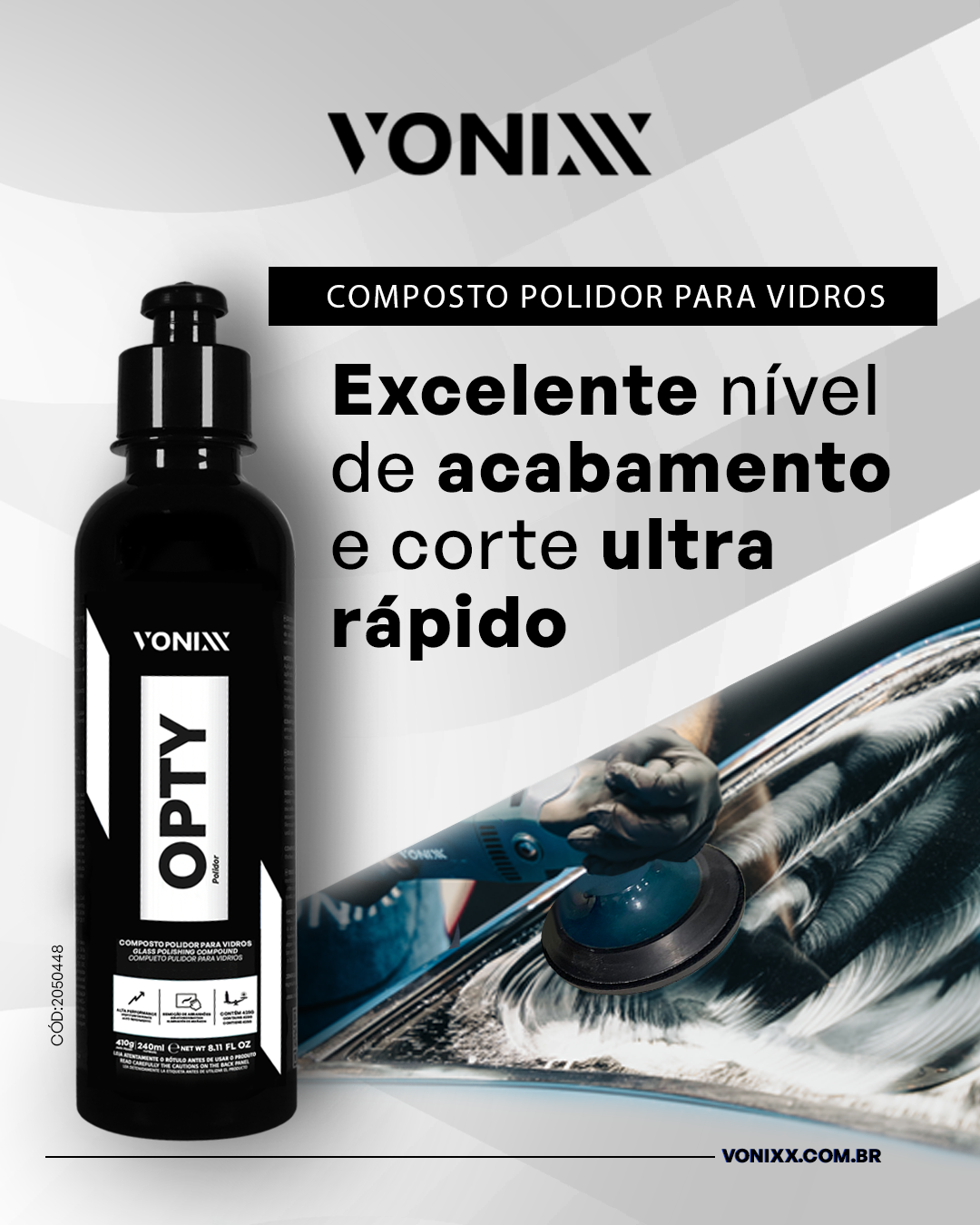 Opty composto de vidros 240ML