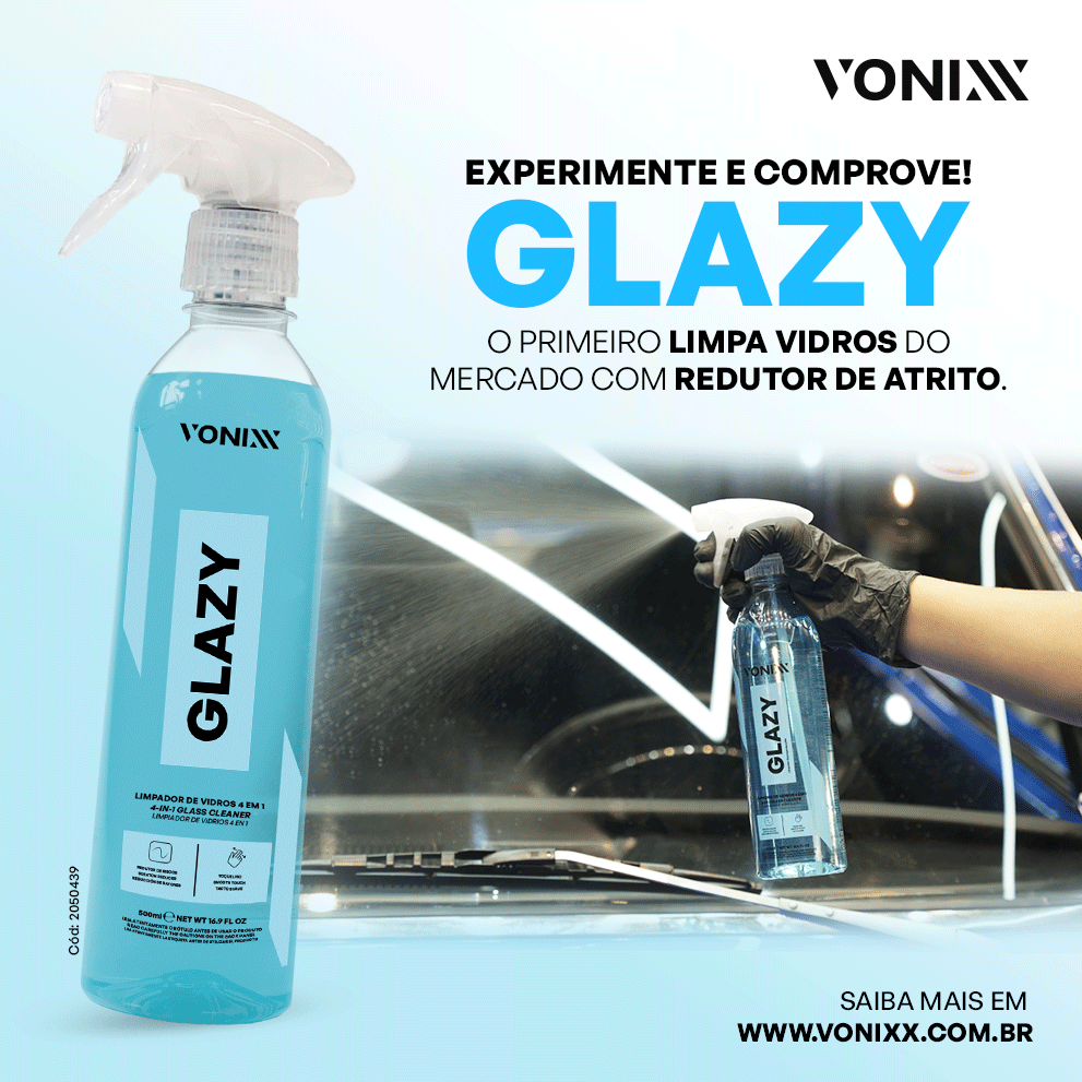 Glazy 500 ML limpador de vidros 4 em 1