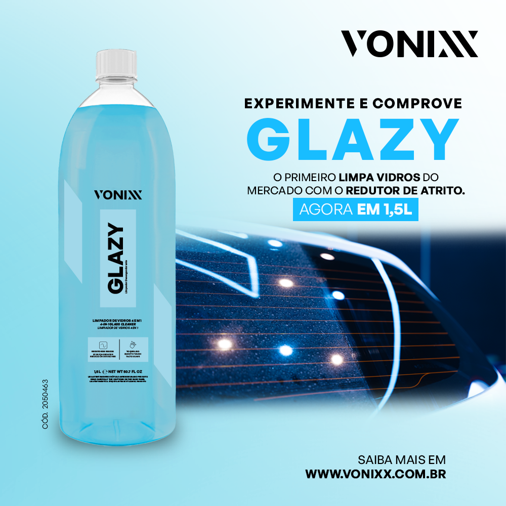 Glazy 1.5L limpador de vidros 4 em 1